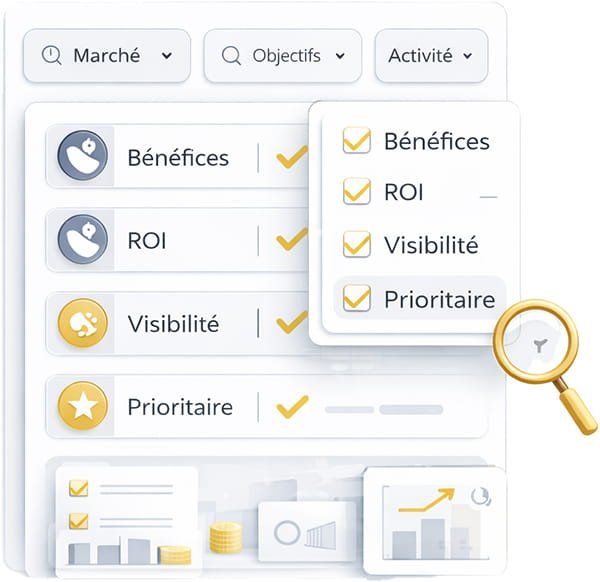 Innoline Concept - Marketing Opérationnel - La réponse d'Innoline Concept - 1 - Clarification des priorités
